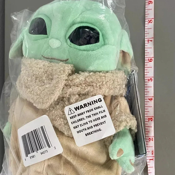 Star Wars Grogu Soft Toy From the Mandalorian 8” Figure Yoda Baby New - Picture 6 of 8